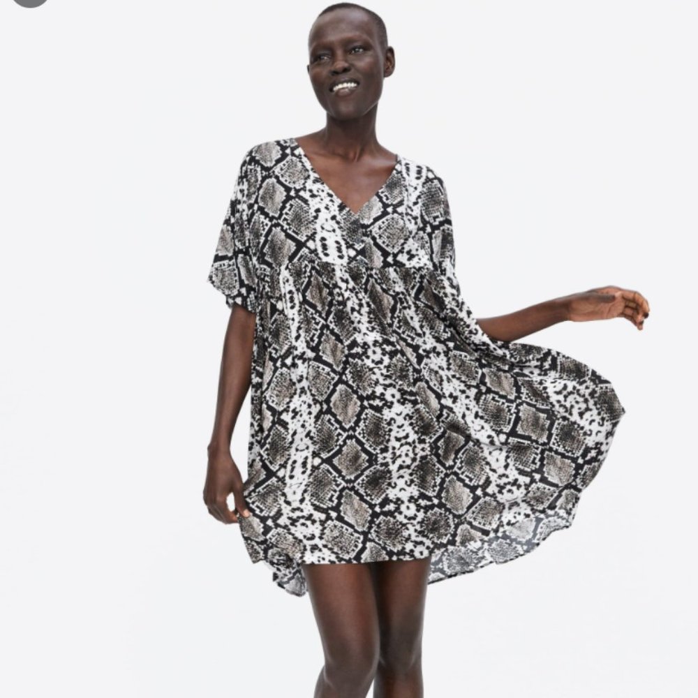 Zara Snake Print Dress